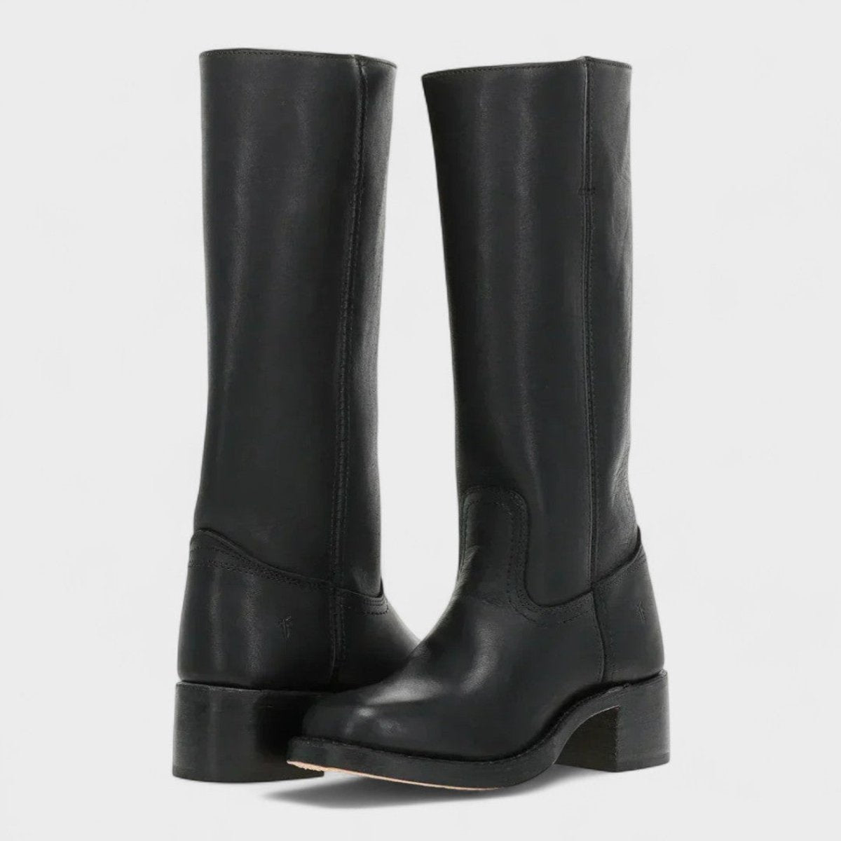 Bottes d’équitation western classiques pour femme, hauteur genou