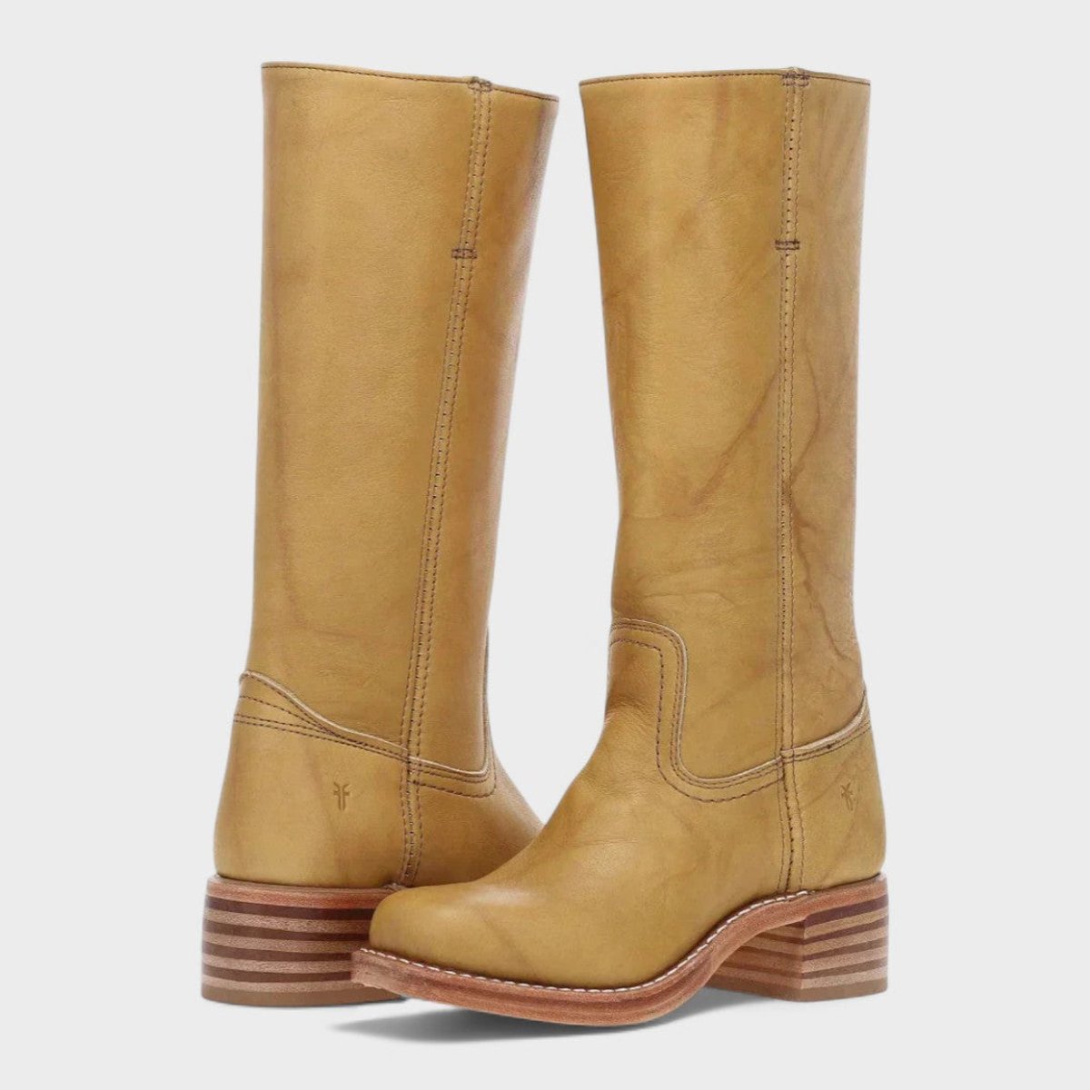 Bottes d’équitation western classiques pour femme, hauteur genou