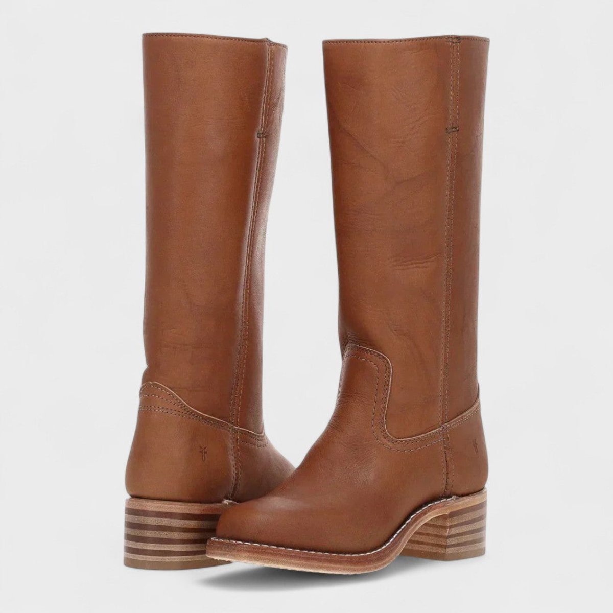 Bottes d’équitation western classiques pour femme, hauteur genou