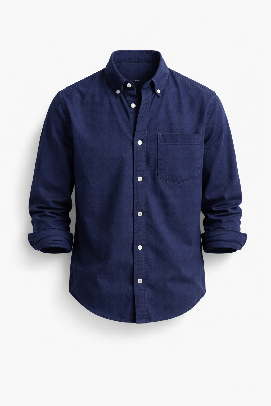 Men's Cotton Linen Button-Down Shirt for Summer Smart Casual Wear