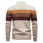 Men's Quarter Zip Turtleneck Sweater