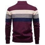 Men's Quarter Zip Turtleneck Sweater