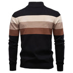 Men's Quarter Zip Turtleneck Sweater