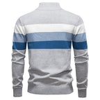 Men's Quarter Zip Turtleneck Sweater