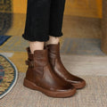 Women's Casual Buckle Ankle Boots