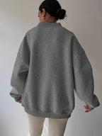 Women's Oversized V-Neck Jumper