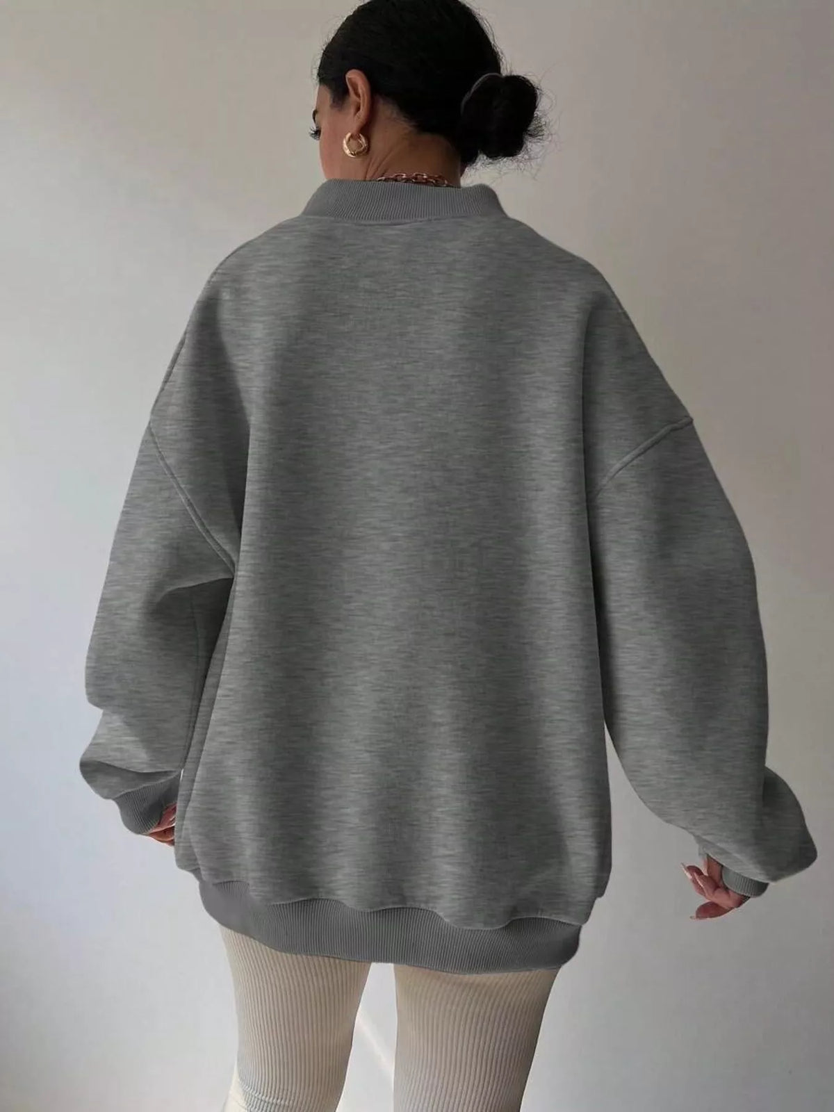 Women's Oversized V-Neck Jumper