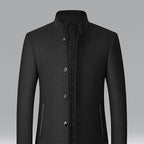 Men's Stand-Collar Lined Trench Coat | Tailored Fit
