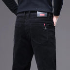 Pantalon en velours côtelé pour homme à jambe droite