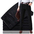 Pantalon en velours côtelé pour homme à jambe droite