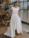 Women's Two-Piece Lace Wedding Dress