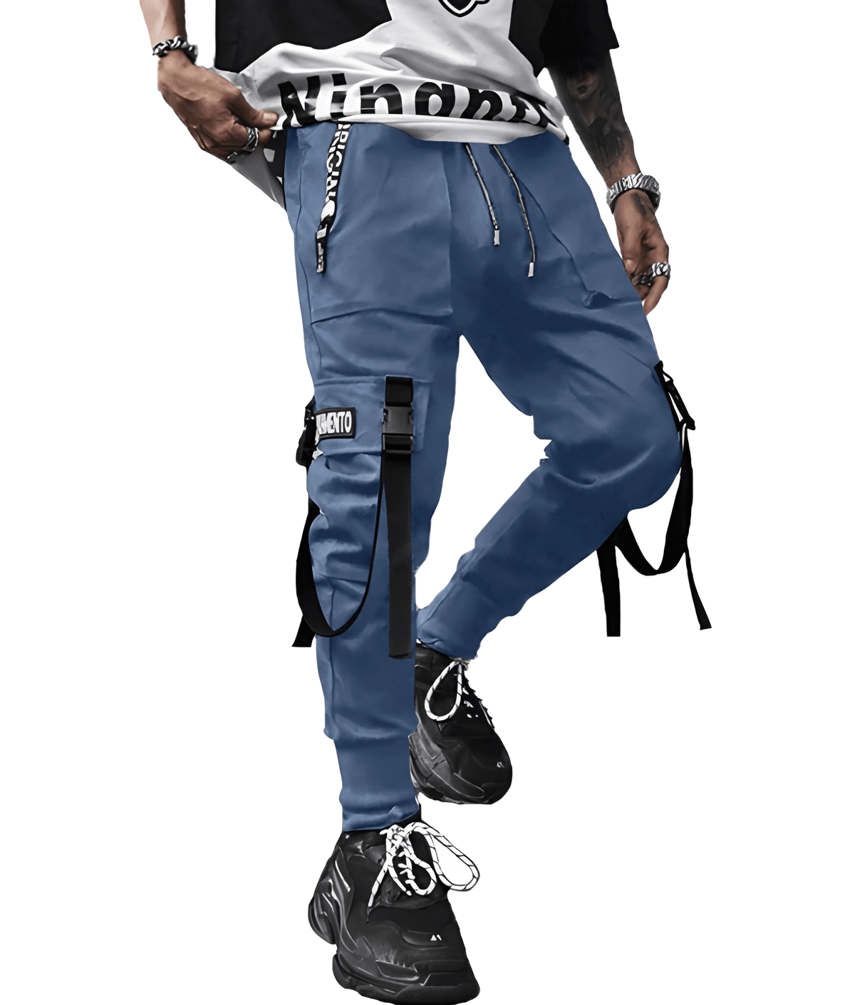 Męskie joggery cargo | spodnie w stylu taktycznego streetwearu