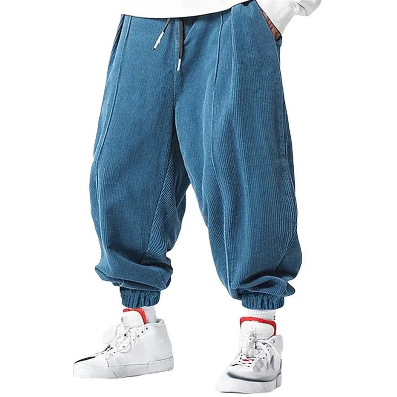 Men’s Corduroy Relaxed Fit Jogger Trousers