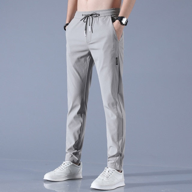 Men's Quick-Dry Joggers | Stretch Drawstring Tracksuit Pants