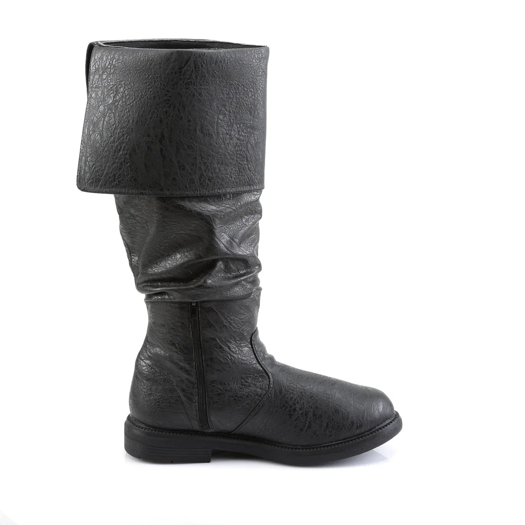 Men’s Tall Slouch Boots with Fold-Over Cuff