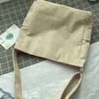 Women’s Corduroy Multi-Pocket Shoulder Bag