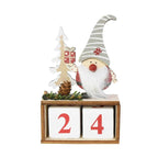 Hand-Painted Snowman Christmas Countdown Calendar