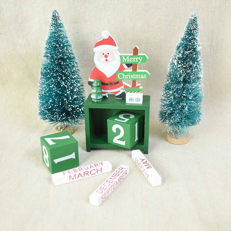 Hand-Painted Snowman Christmas Countdown Calendar