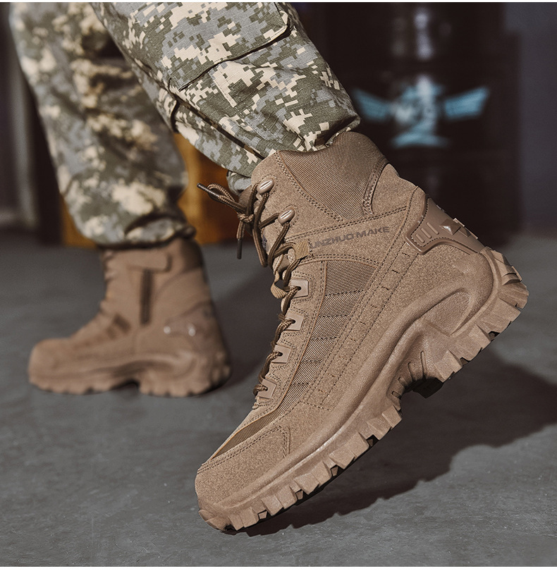 Men's Waterproof Tactical Boots | Outdoor Work Boots