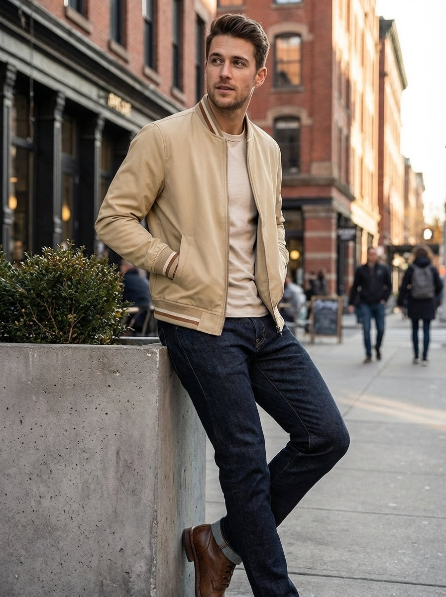 Men's Lightweight Bomber Jacket