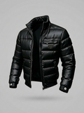 Doudoune légère pour homme à col montant