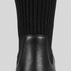 Women's Over-the-Knee Knit Chunky Sole Boots
