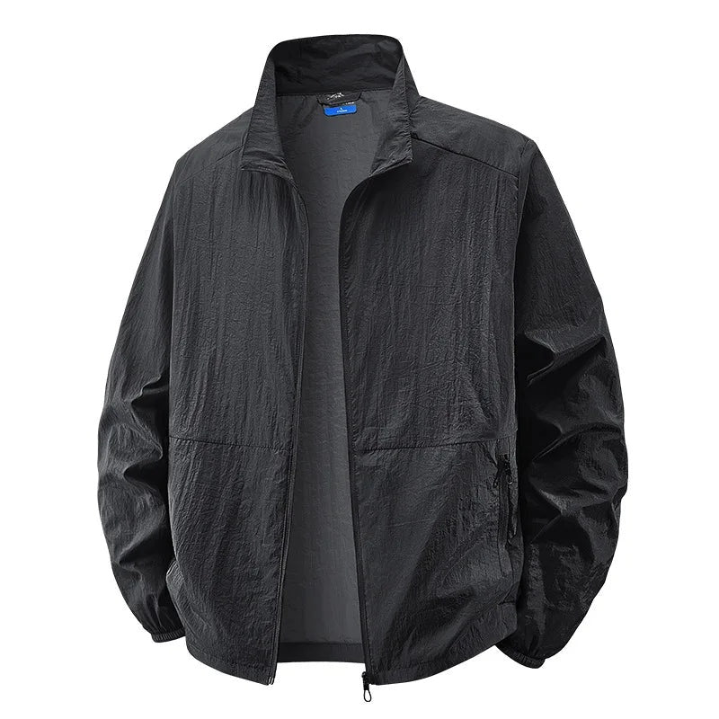 Men’s Lightweight Zip-Up Windbreaker Jacket
