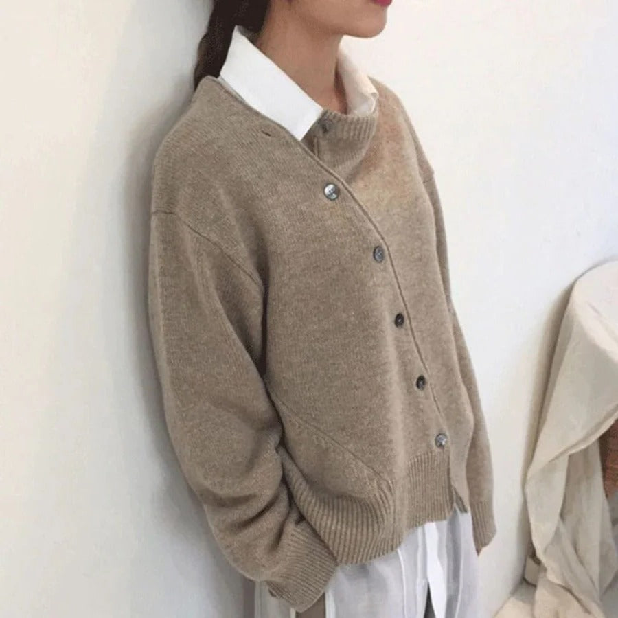 Women's Button-Front Cardigan Sweater