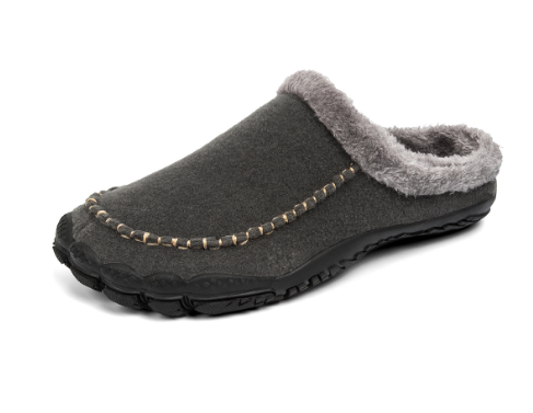Unisex Fleece-Lined Slip-On House Slippers