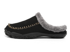 Unisex Fleece-Lined Slip-On House Slippers