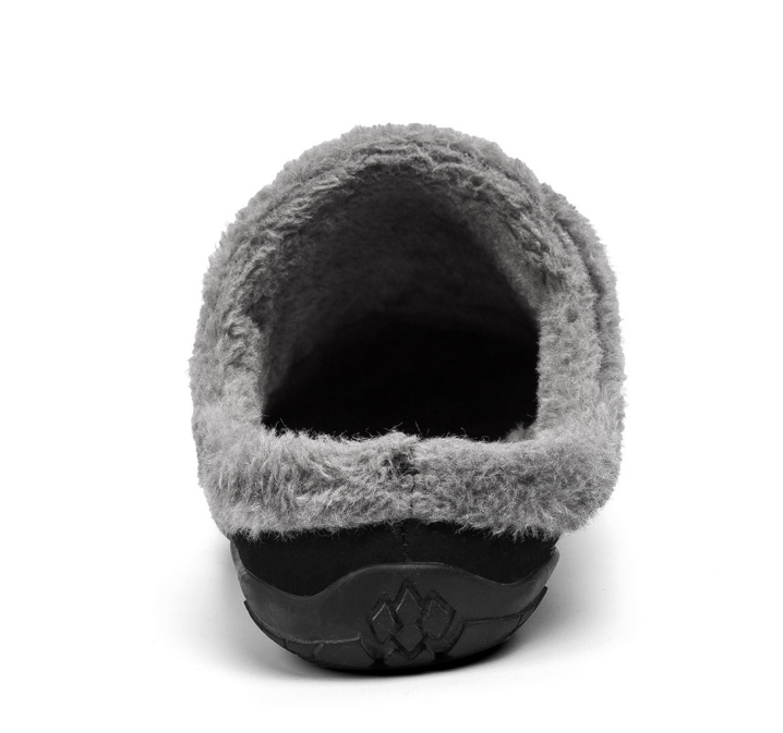 Unisex Fleece-Lined Slip-On House Slippers