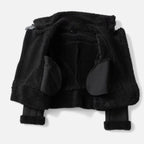Women's Faux Suede Shearling Biker Jacket