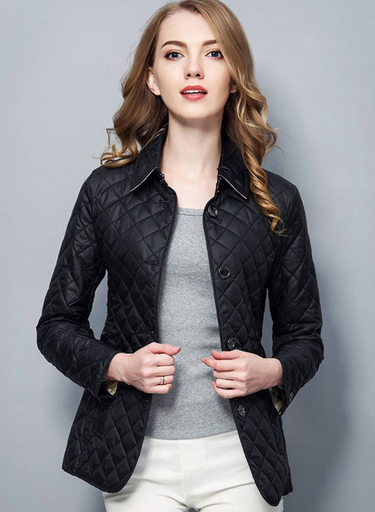 Veste matelassée légère pour femme | Manteau de mi-saison pour le printemps