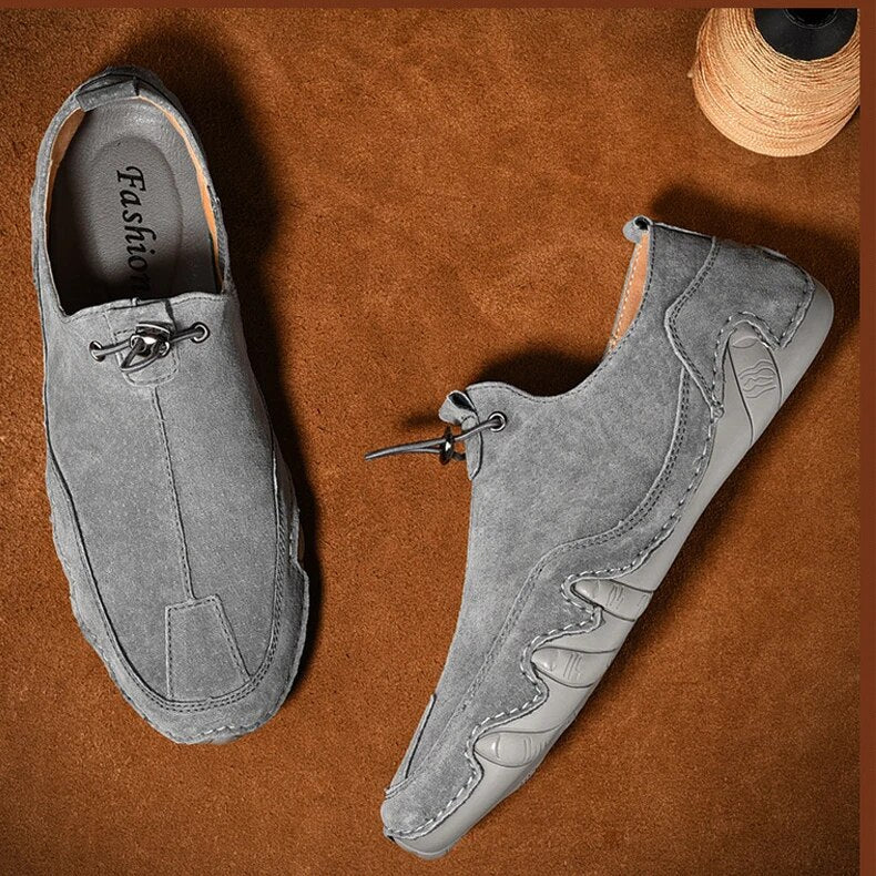 Men’s Suede Loafers with Flexible Casual Sole