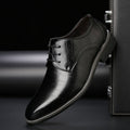Men’s Lace-Up Derby Shoes with Brogue Detailing