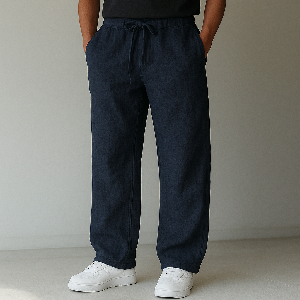 Men’s Relaxed Fit Drawstring Trousers