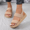 Women's Platform Slingback Sandals for Summer
