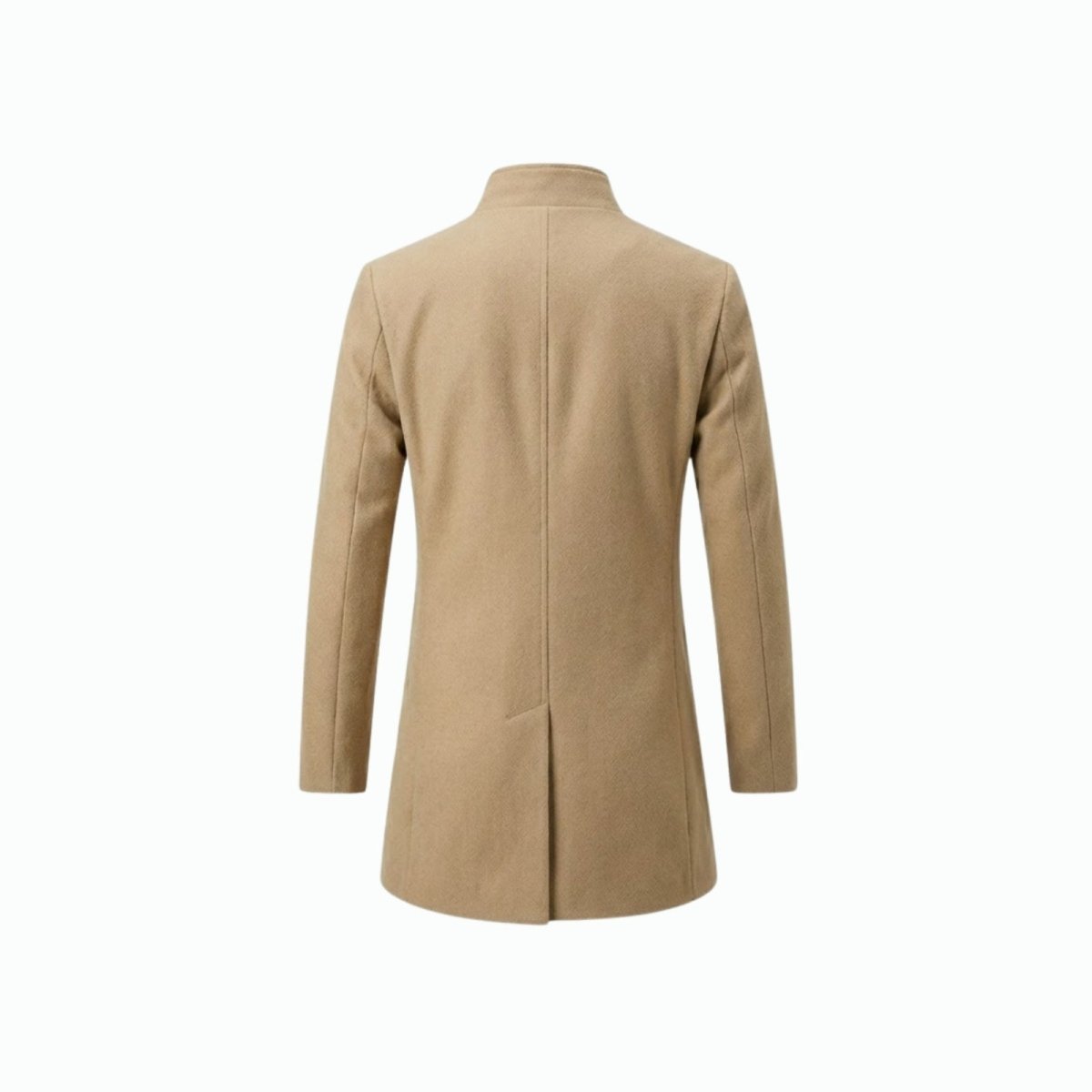 Men's Wool Blend Overcoat for Autumn Smart Casual Business Wear