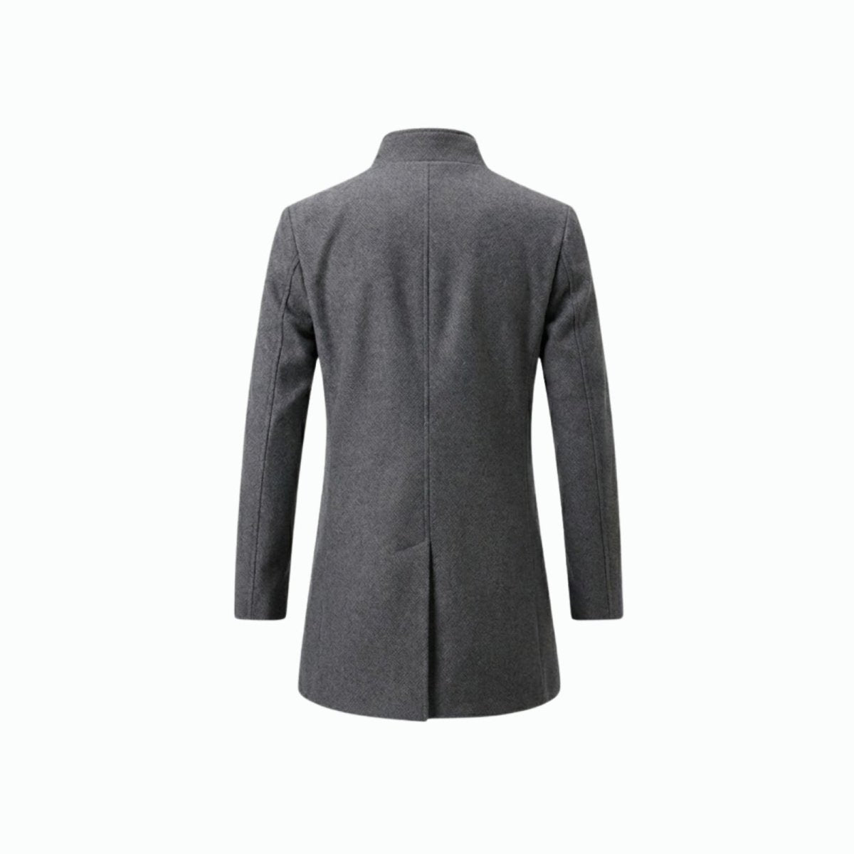 Men's Wool Blend Overcoat for Autumn Smart Casual Business Wear