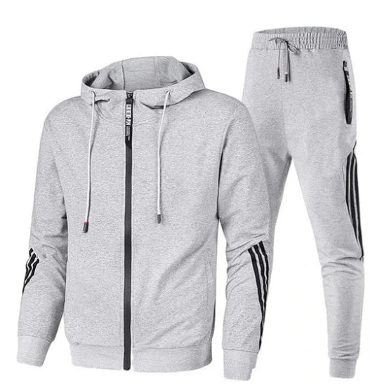 Men’s Hooded Tracksuit with Zip Jacket & Joggers