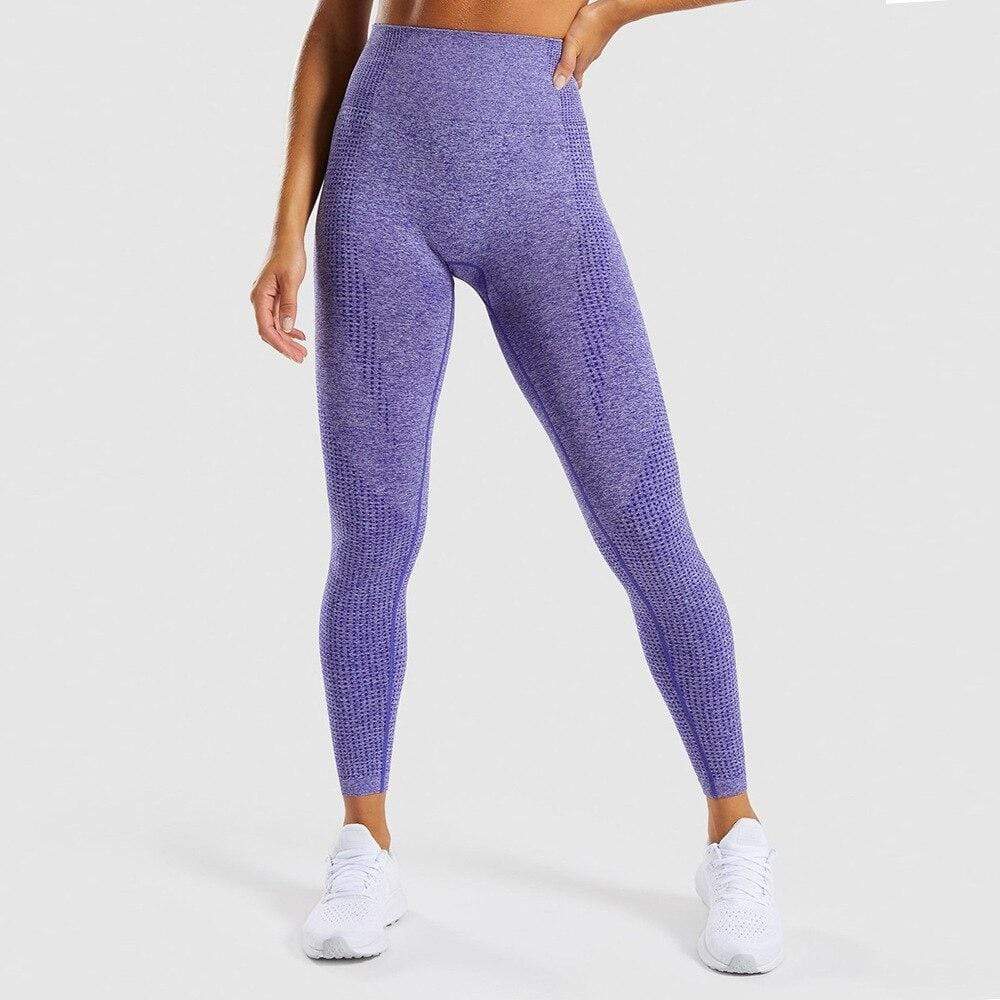 Legging de sport sculptant sans coutures taille haute pour femme