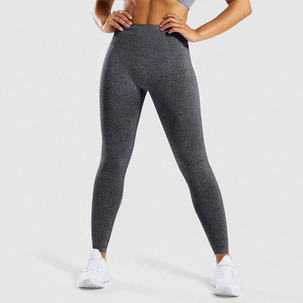 Legging de sport sculptant sans coutures taille haute pour femme