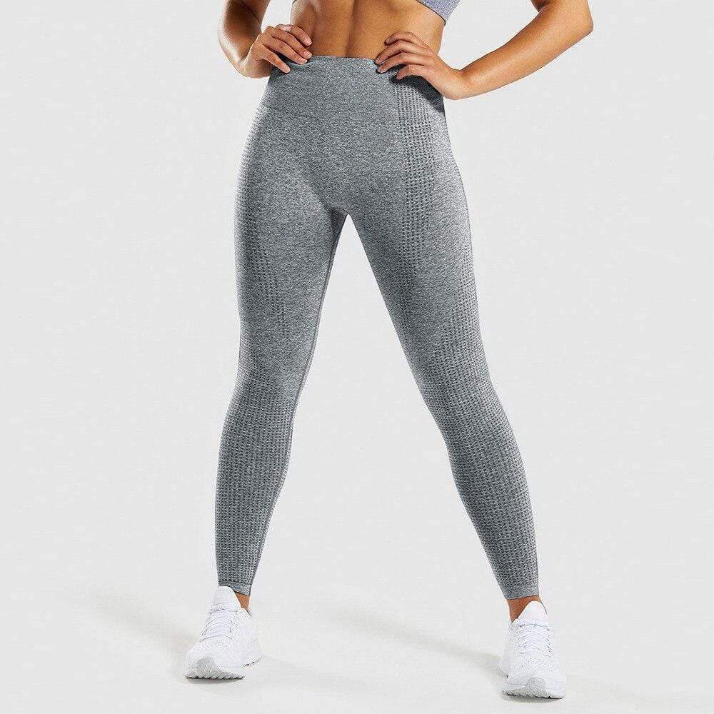 Legging de sport sculptant sans coutures taille haute pour femme
