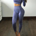 Women's High-Waisted Seamless Sculpting Gym Leggings