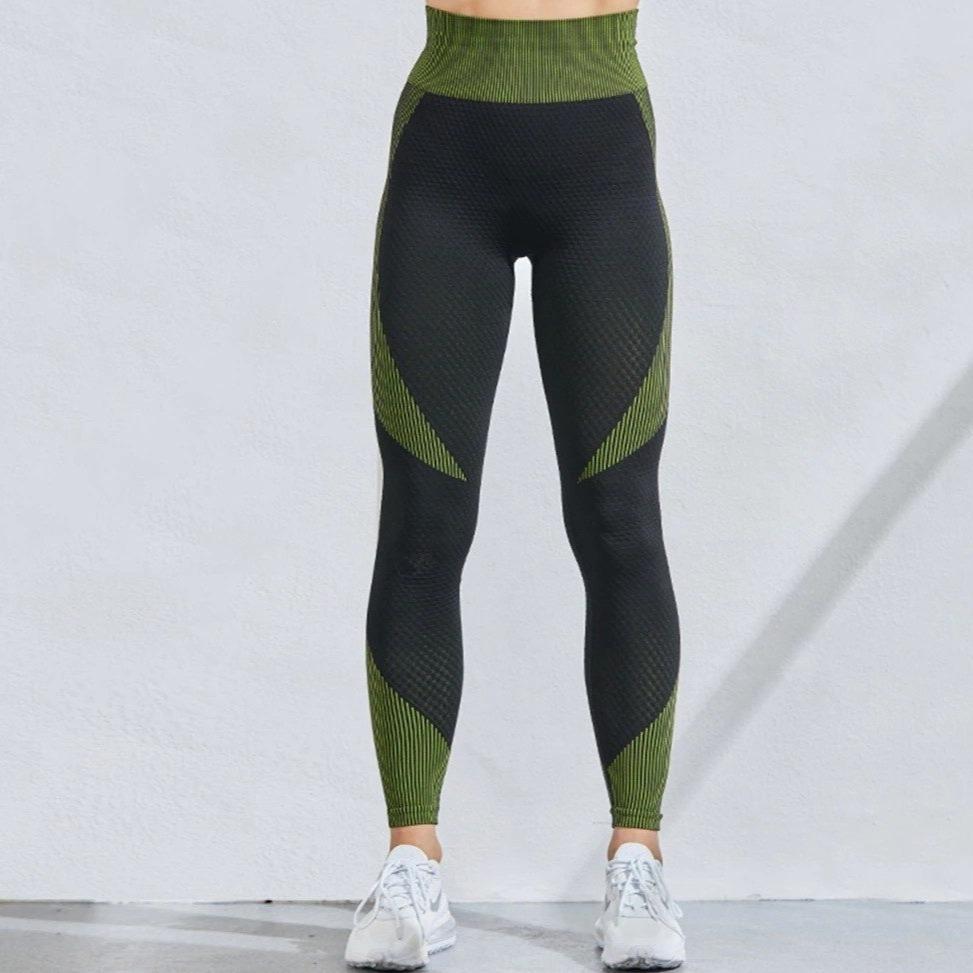 Legging de sport sans coutures taille haute pour femme
