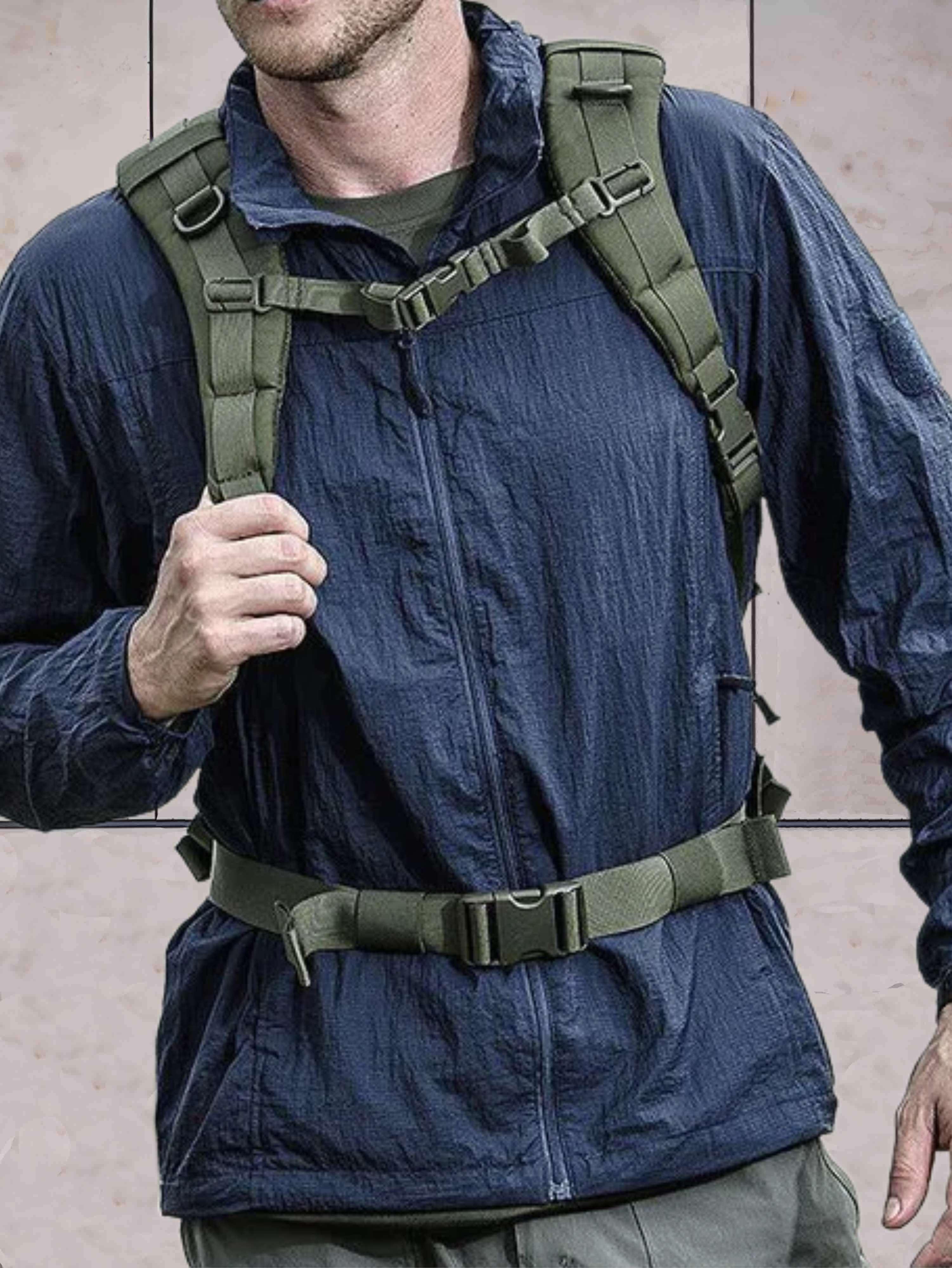 Veste légère à capuche zippée pour homme