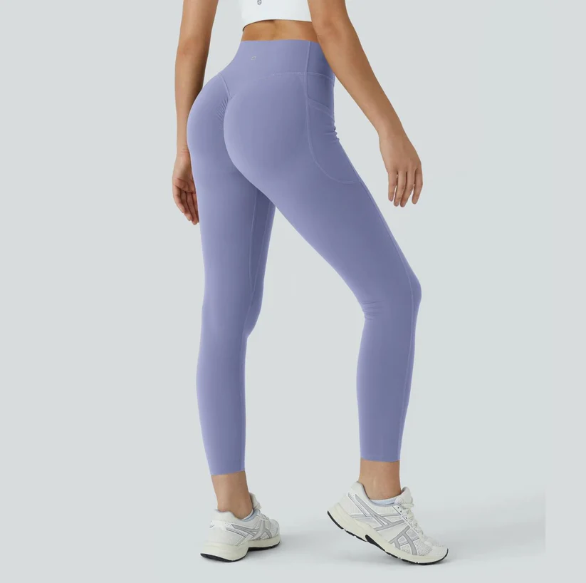 Legging de sport sans coutures taille haute pour femme