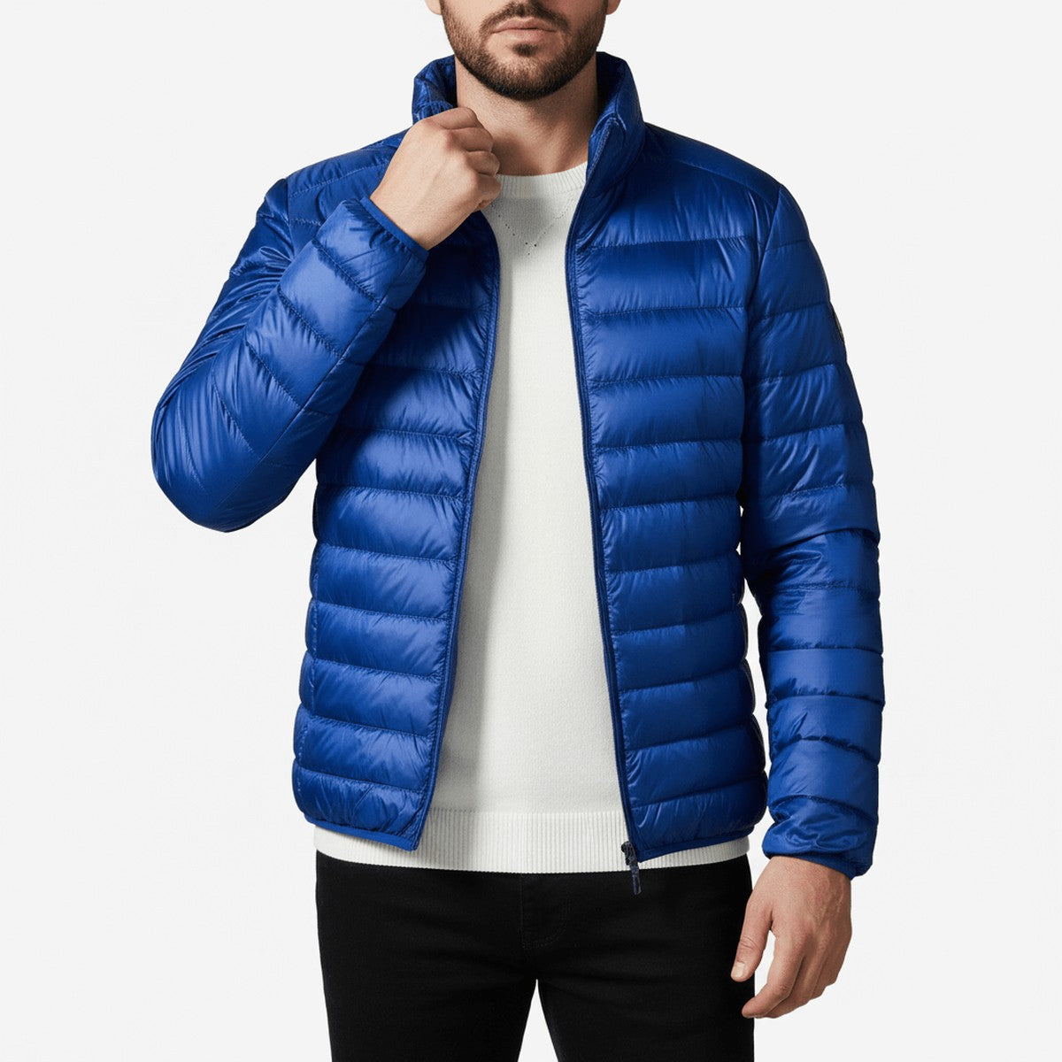 Doudoune matelassée légère pour homme | col montant