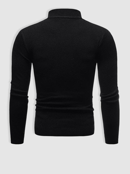 Lucas | Heren Slim-Fit Rolkraag Pullover Trui