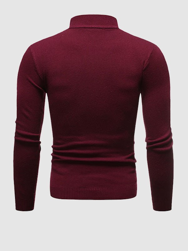 Men's Slim Fit Turtleneck Sweater
